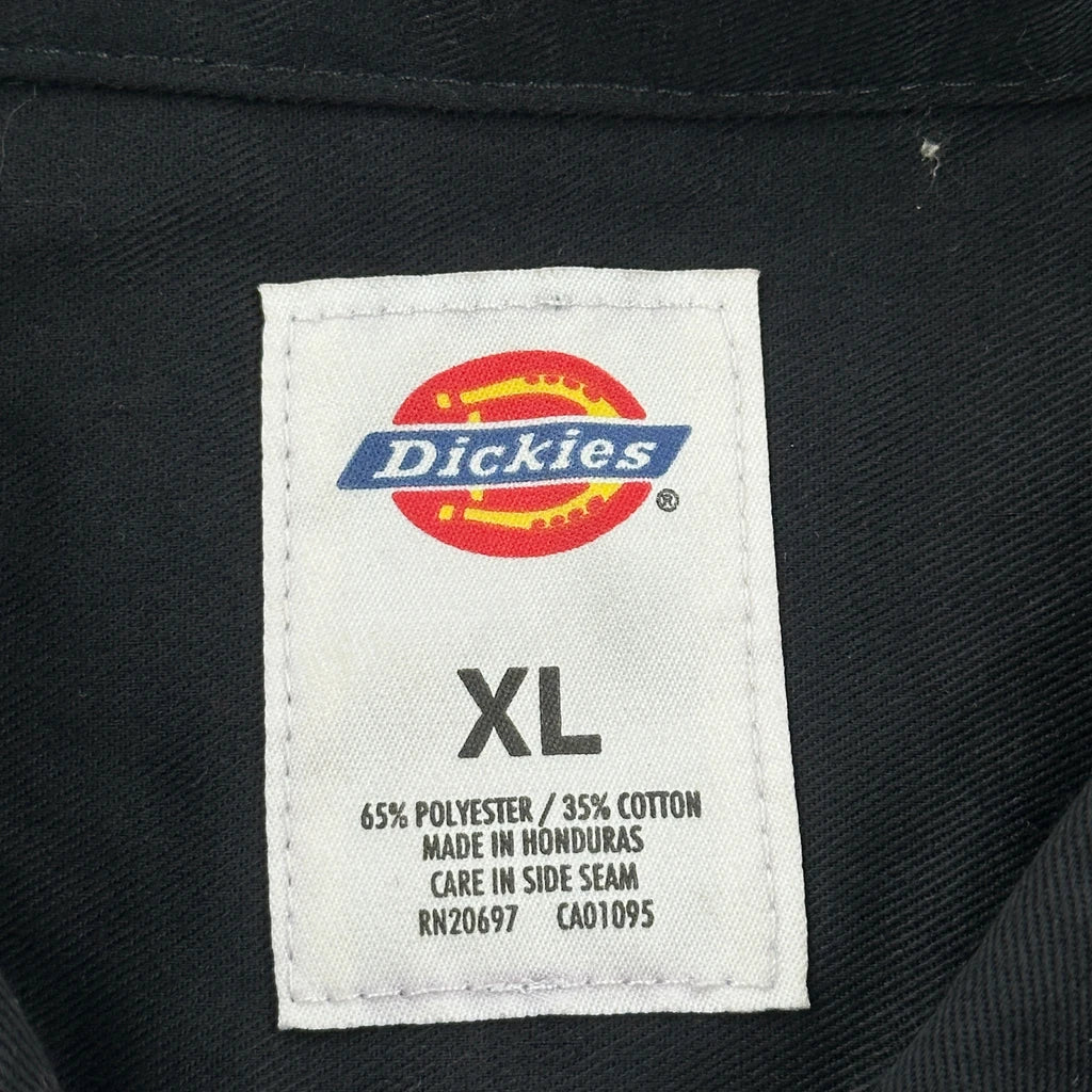 Dickies Short Sleeve Shirt - XL Black Polyester Blend - Image 3