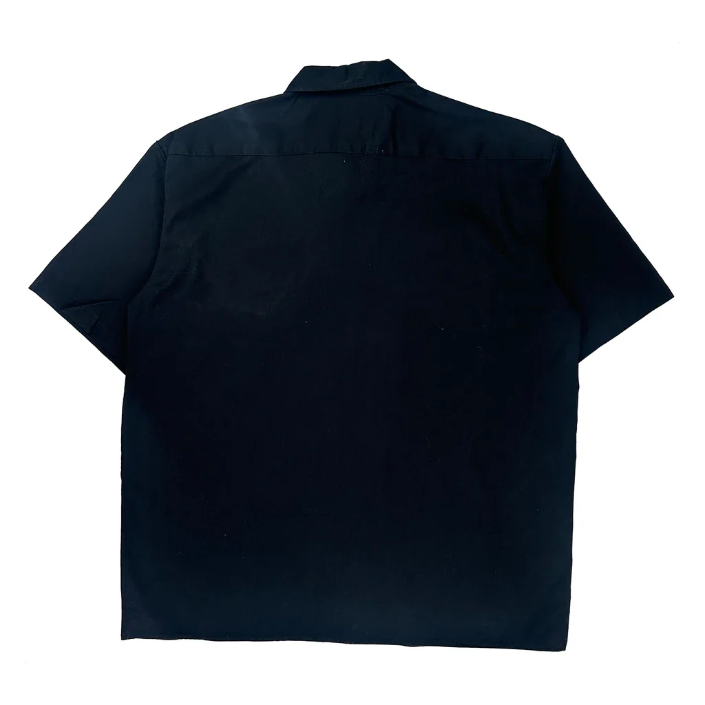 Dickies Short Sleeve Shirt - XL Black Polyester Blend - Image 2