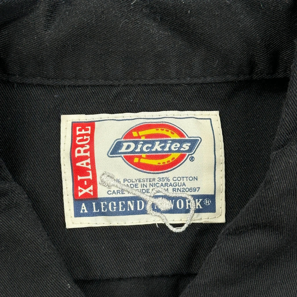 Dickies Short Sleeve Shirt - XL Black Cotton Blend - Image 3