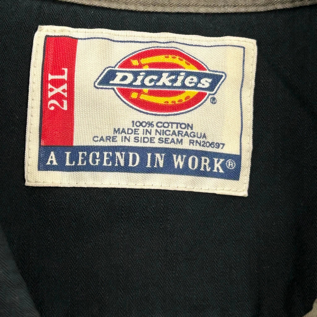 Dickies Short Sleeve Shirt - 2XL Black Cotton - Image 3