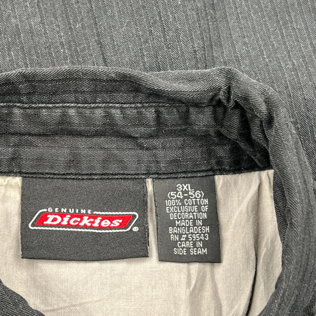 Dickies Short Sleeve Shirt - 3XL Black Cotton - Image 3