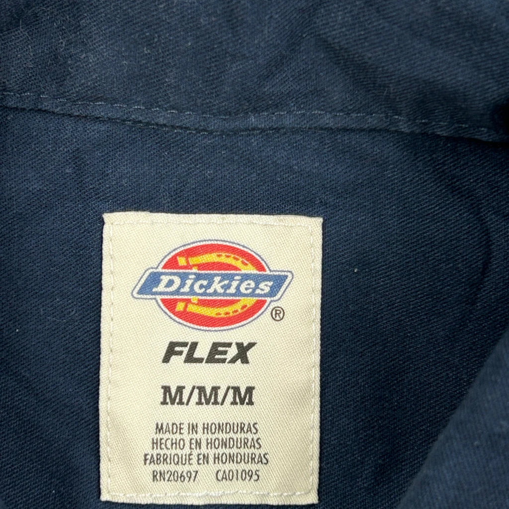 Dickies Short Sleeve Shirt - Medium Blue Cotton - Image 3