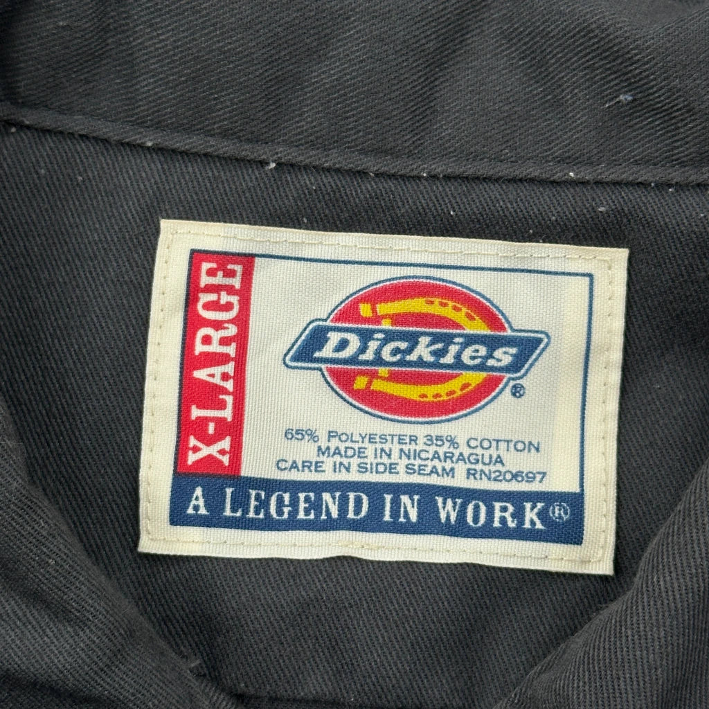 Dickies Short Sleeve Shirt - XL Gray Polyester Blend - Image 3