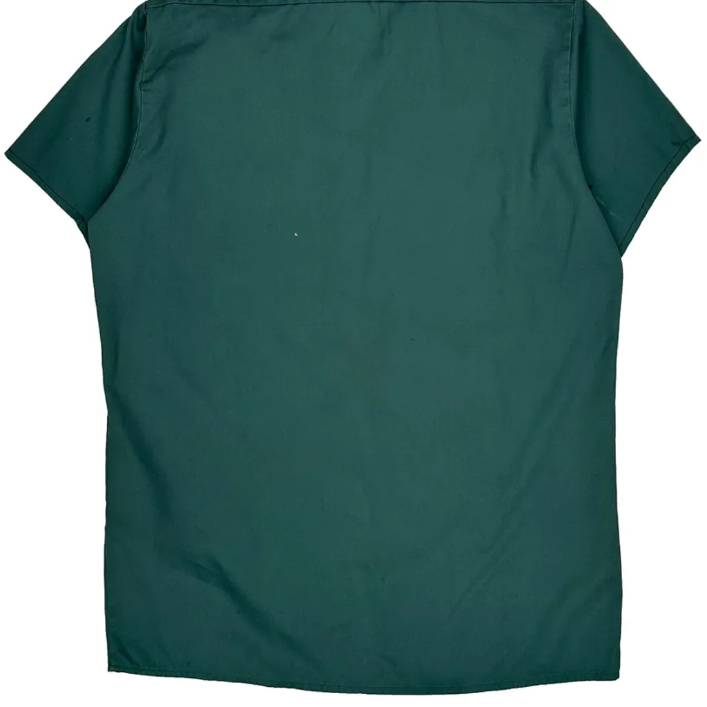 Dickies Short Sleeve Shirt - Medium Green Polyester - Image 6