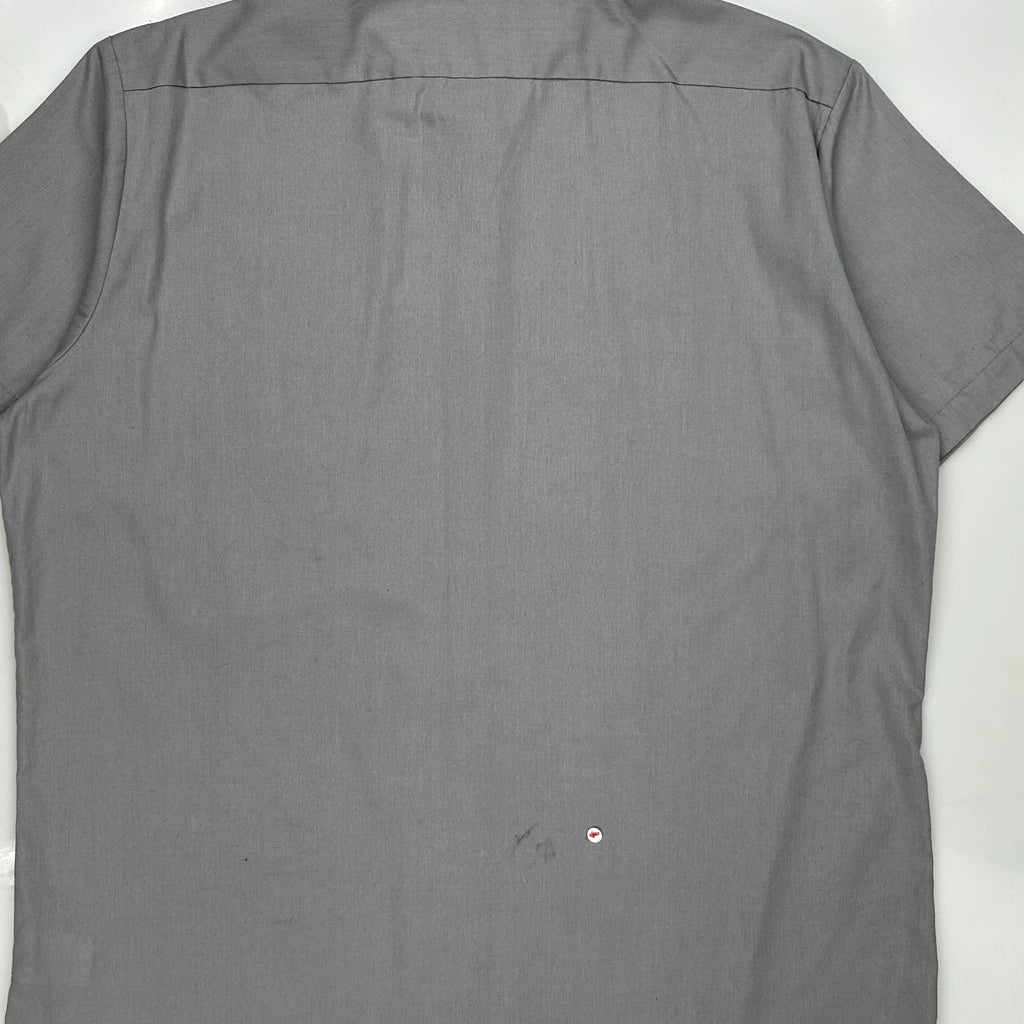 Dickies Short Sleeve Shirt - XL Grey Polyester Blend - Image 4