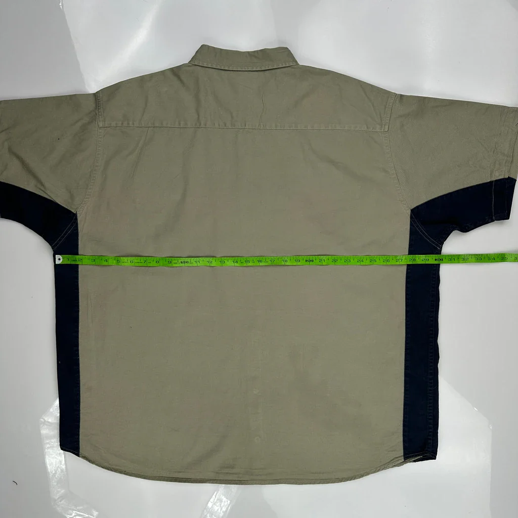Dickies Short Sleeve Shirt - No Size Khaki Cotton - Image 4