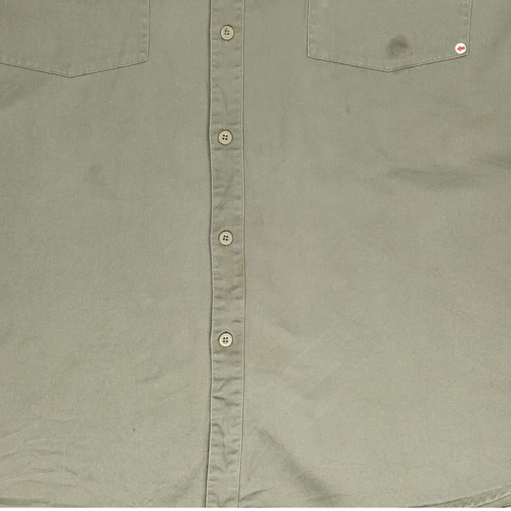 Dickies Short Sleeve Shirt - No Size Khaki Cotton - Image 9