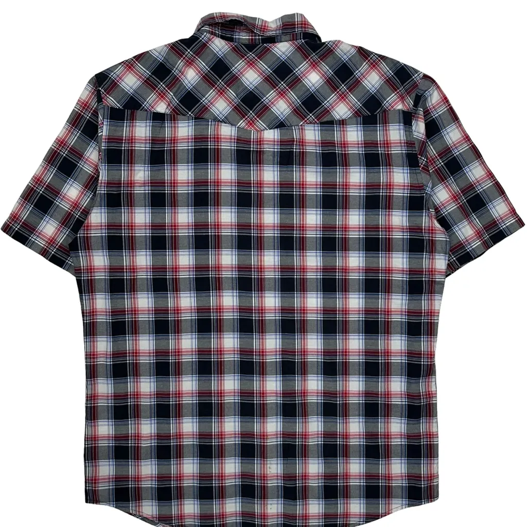 Dickies Checked Short Sleeve Shirt - XL Multicoloured Cotton Blend - Image 6