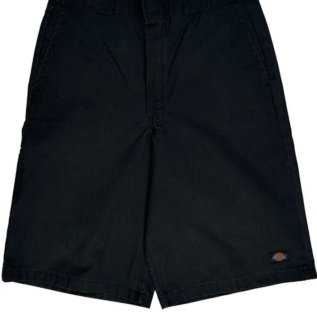 Dickies Baggy Shorts - 30W 11L Black Polyester Blend - Image 10