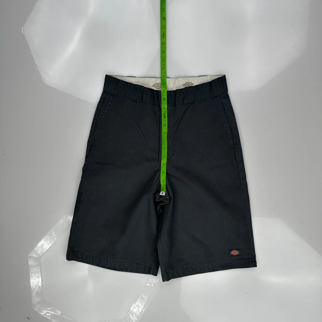 Dickies Baggy Shorts - 30W 11L Black Polyester Blend - Image 3