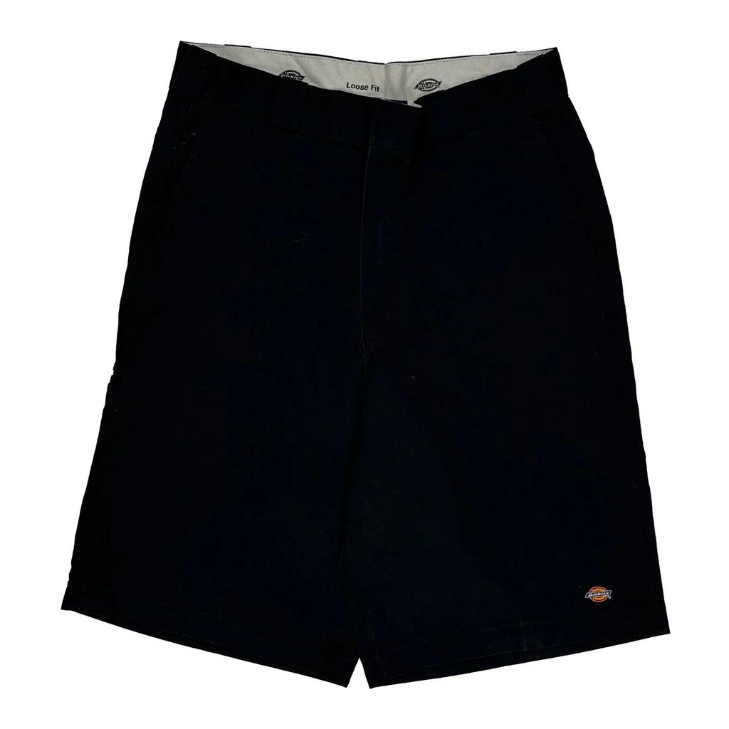 Dickies Baggy Shorts - 31W 9L Black Polyester - Image 2