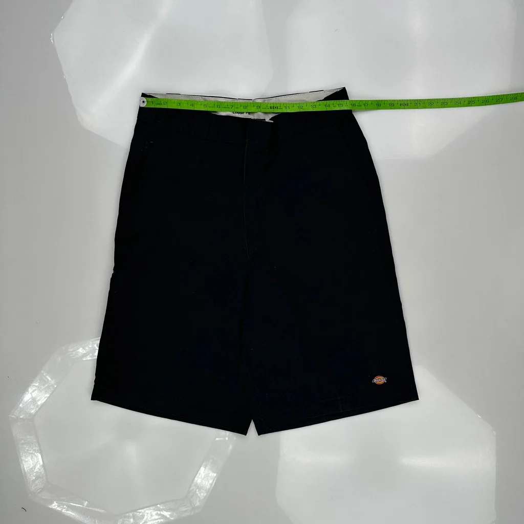 Dickies Baggy Shorts - 31W 9L Black Polyester - Image 3