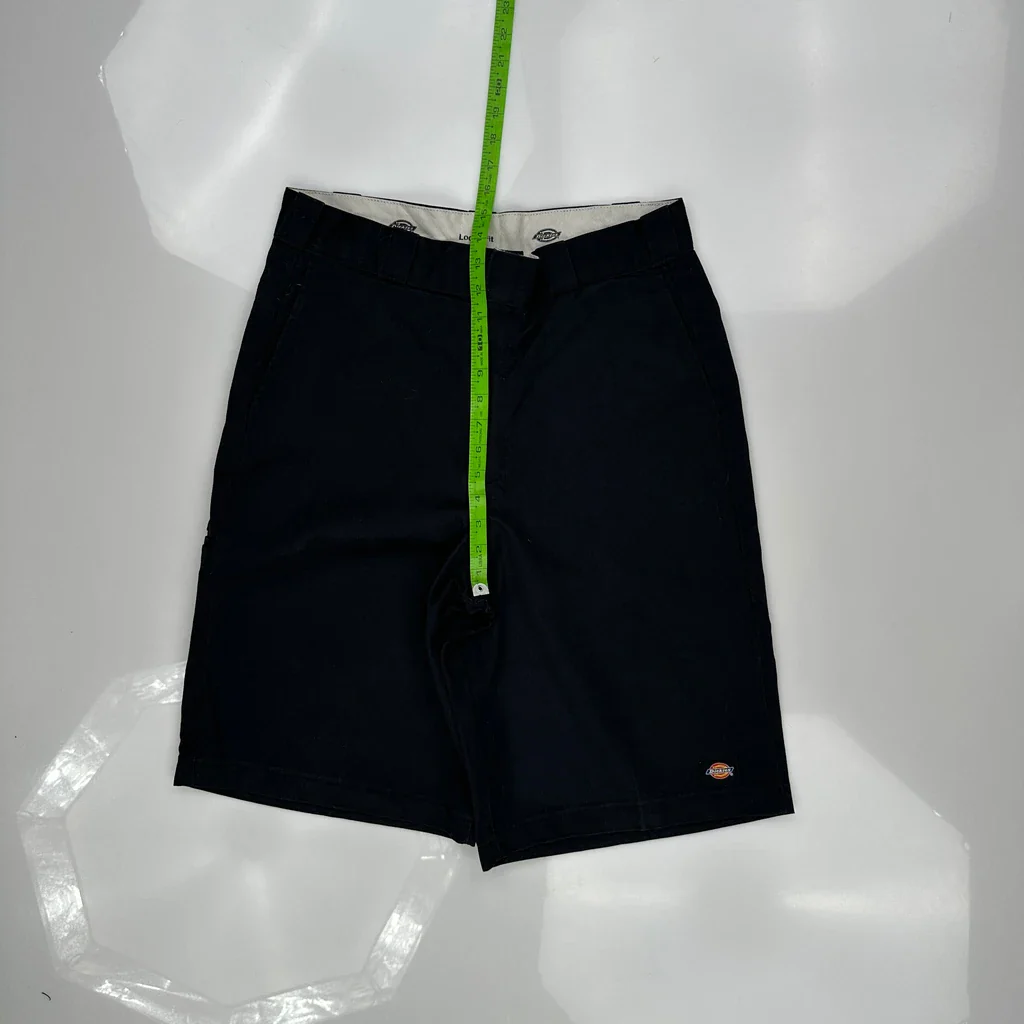 Dickies Baggy Shorts - 31W 9L Black Polyester - Image 4