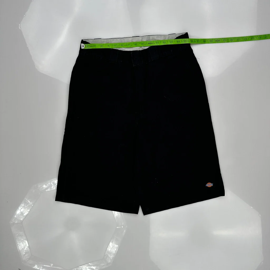 Dickies Baggy Shorts - 31W 10L Black Polyester Blend - Image 3