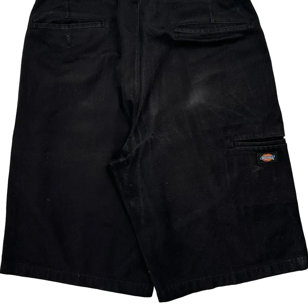 Dickies Baggy Shorts - 31W 11L Black Polyester Blend - Image 8