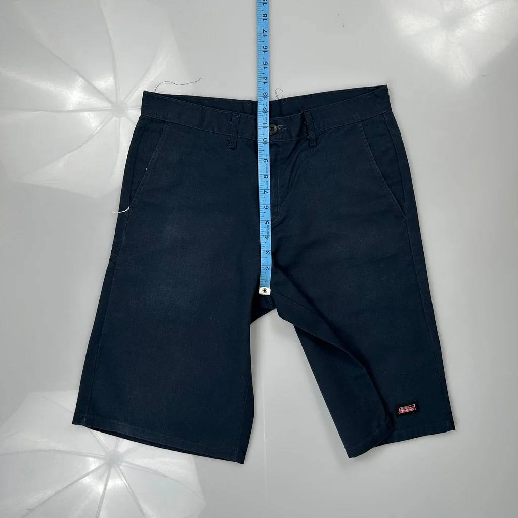 Dickies Baggy Shorts - 31W 11L Black Cotton - Image 4