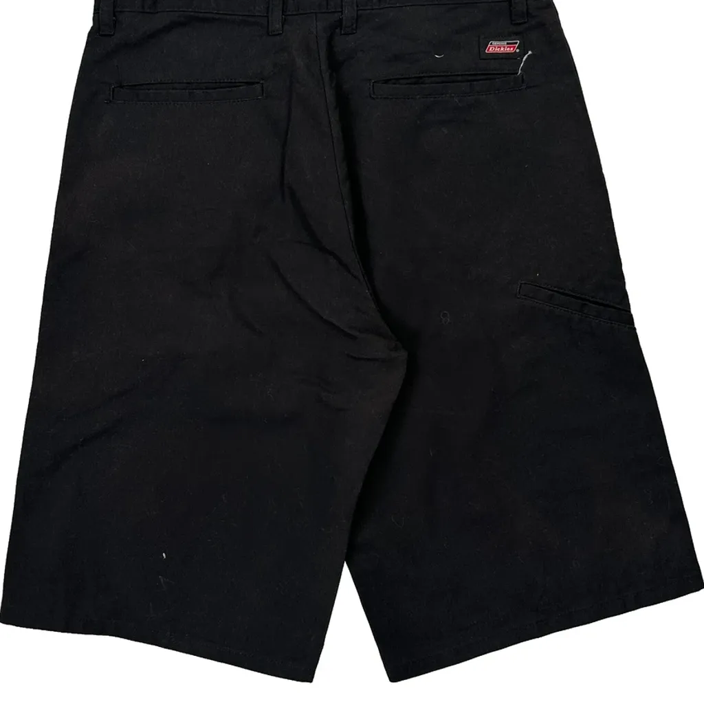 Dickies Baggy Shorts - 31W 12L Black Cotton Blend - Image 6