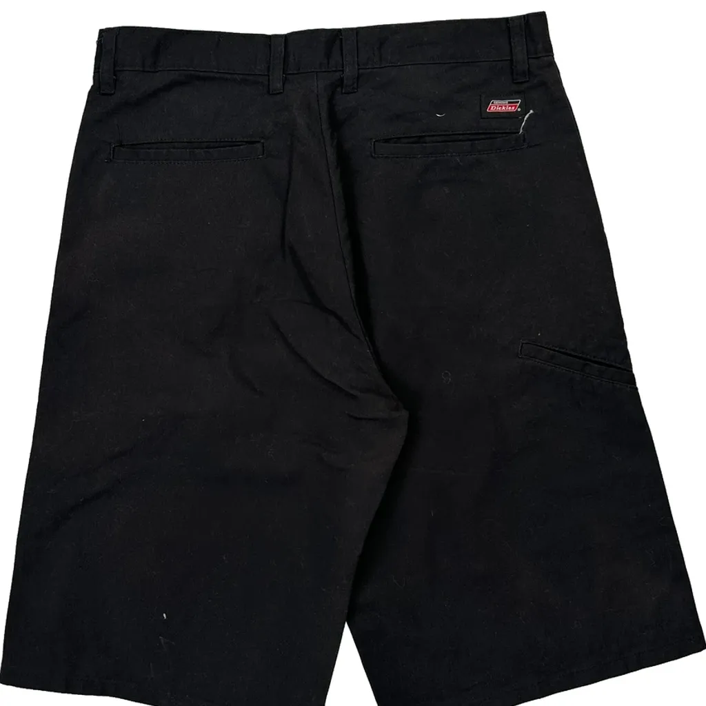 Dickies Baggy Shorts - 31W 12L Black Cotton Blend - Image 7