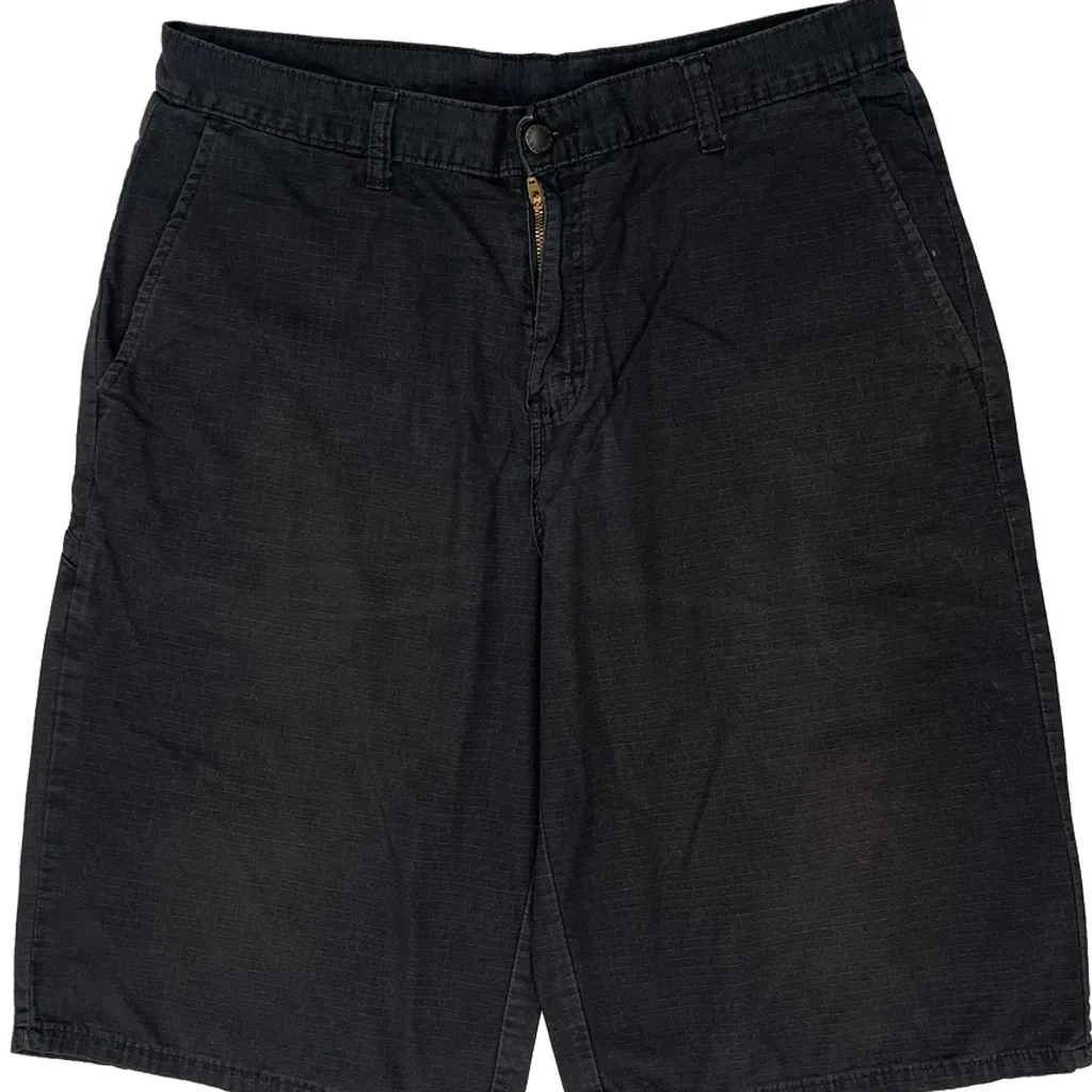 Dickies Ripstop Shorts - 32W 12L Black Cotton - Image 10