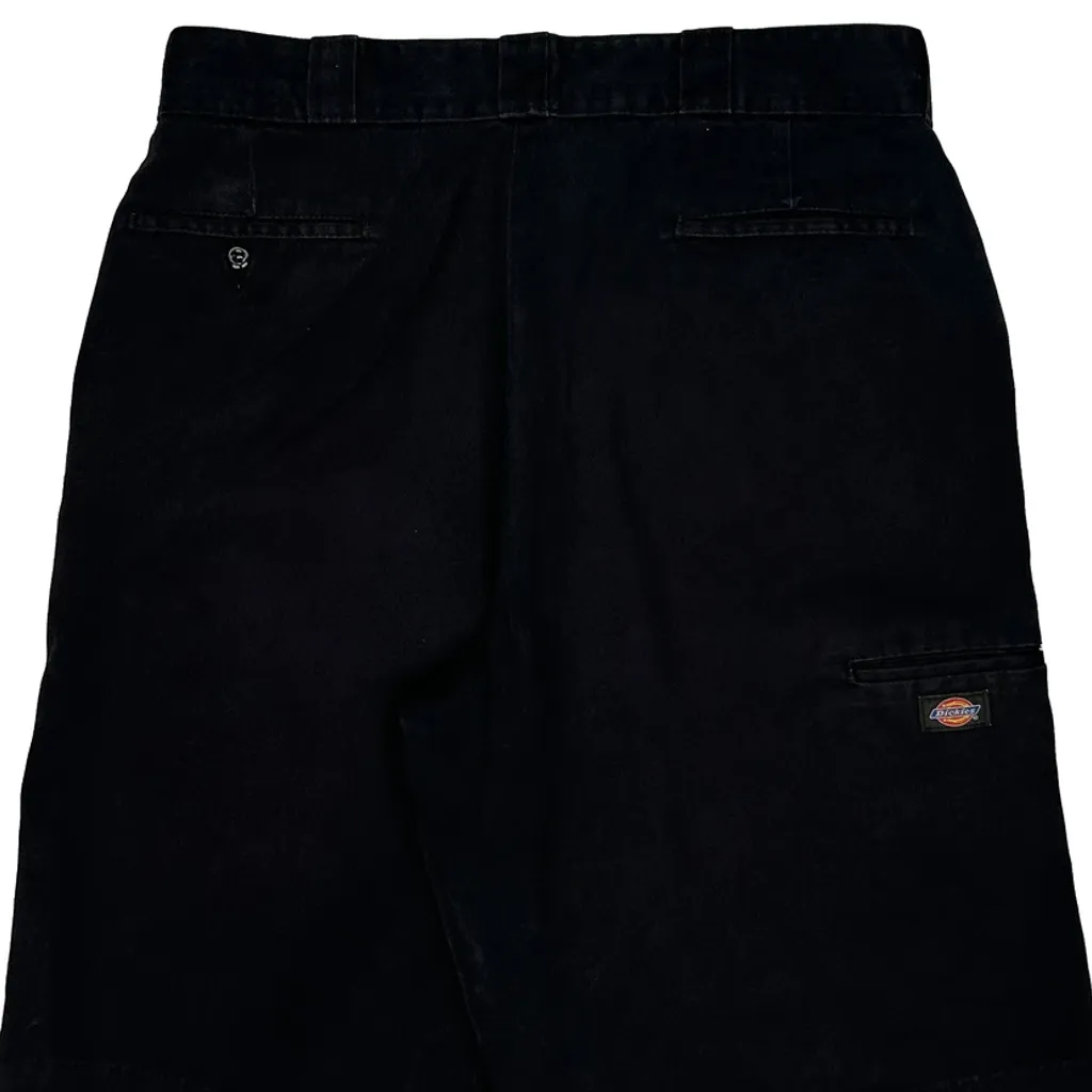Dickies Baggy Shorts - 34W 11L Black Cotton - Image 7