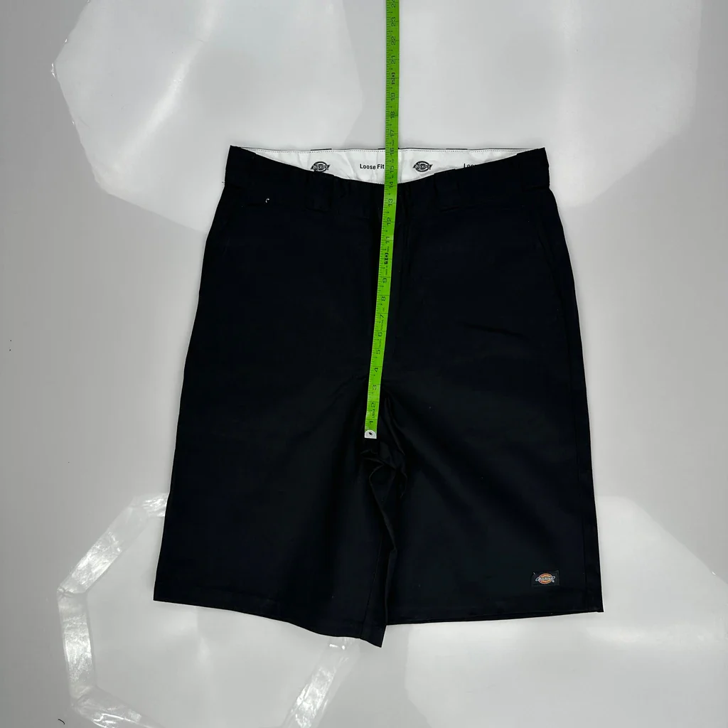 Dickies Shorts - 34W 12L Black Cotton Blend - Image 4