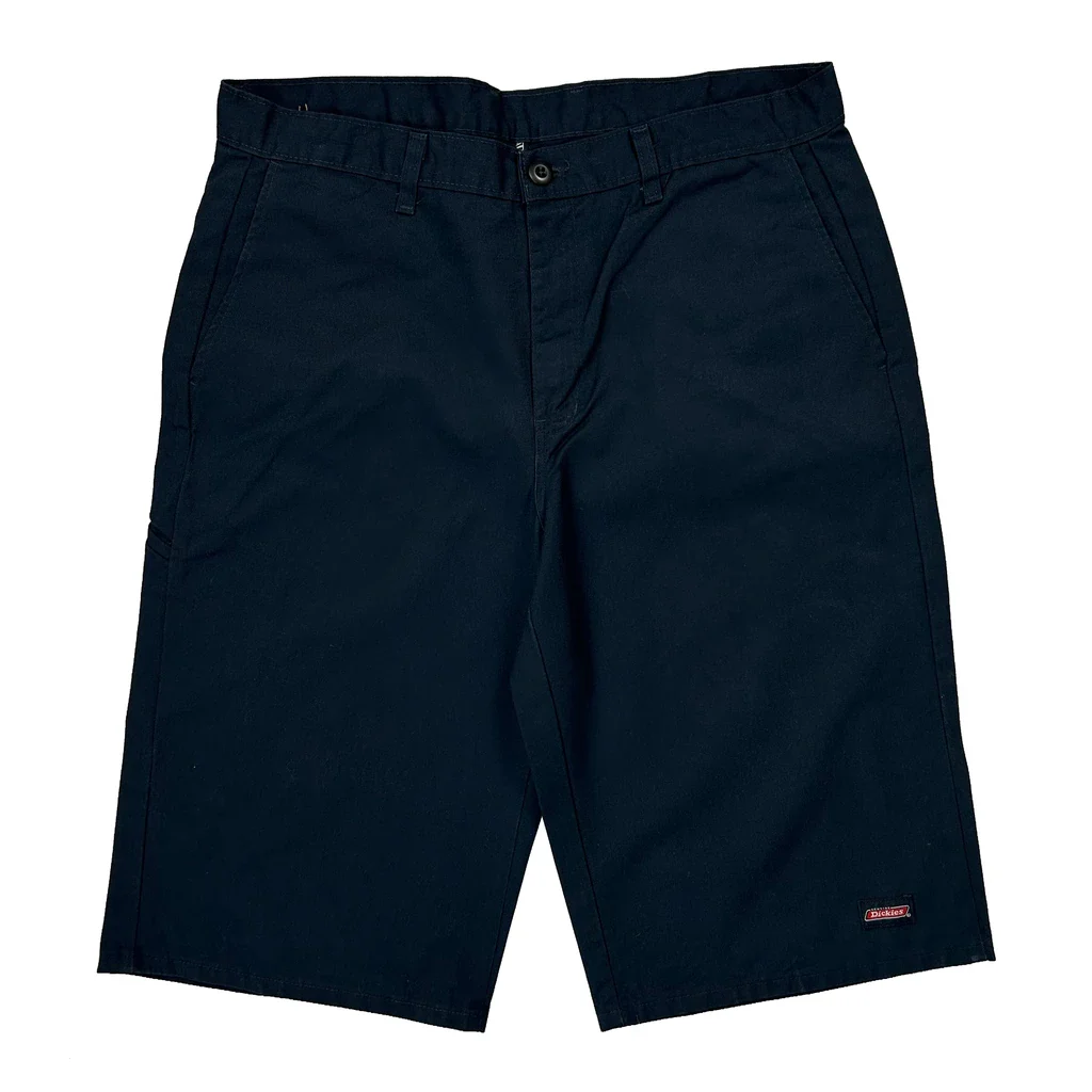 Dickies Baggy Shorts - 34W 11L Black Cotton - Image 2