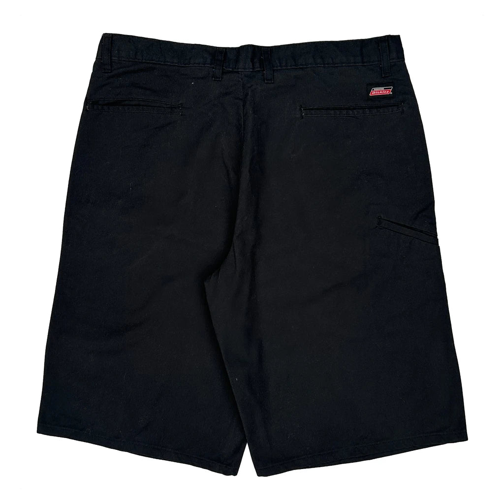 Dickies Baggy Shorts - 36W 11L Black Polyester Blend