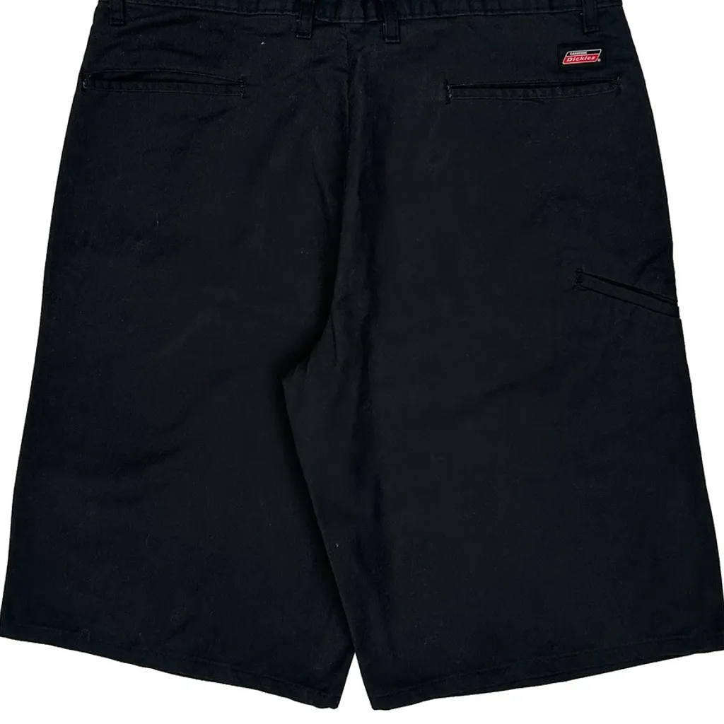 Dickies Baggy Shorts - 36W 11L Black Polyester Blend - Image 8