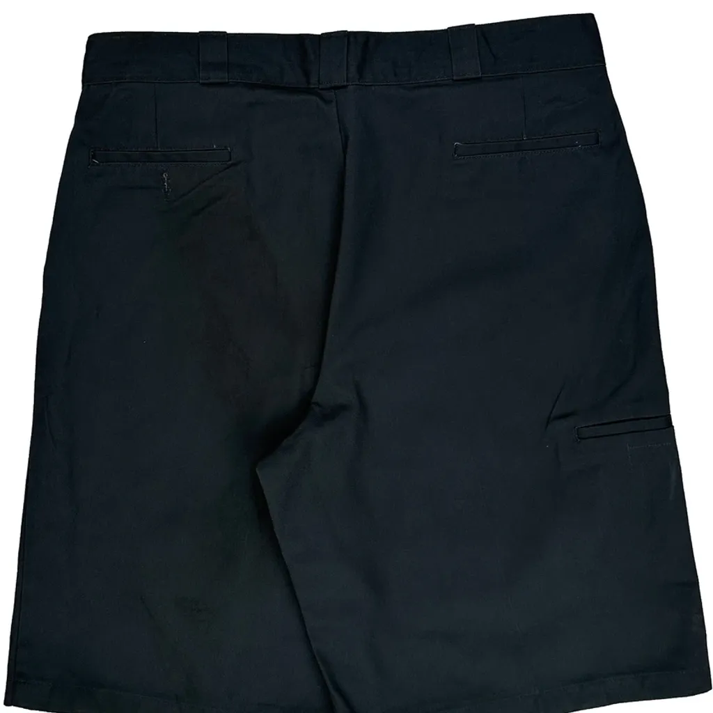 Dickies Baggy Shorts - 38W 10L Black Cotton Blend - Image 6