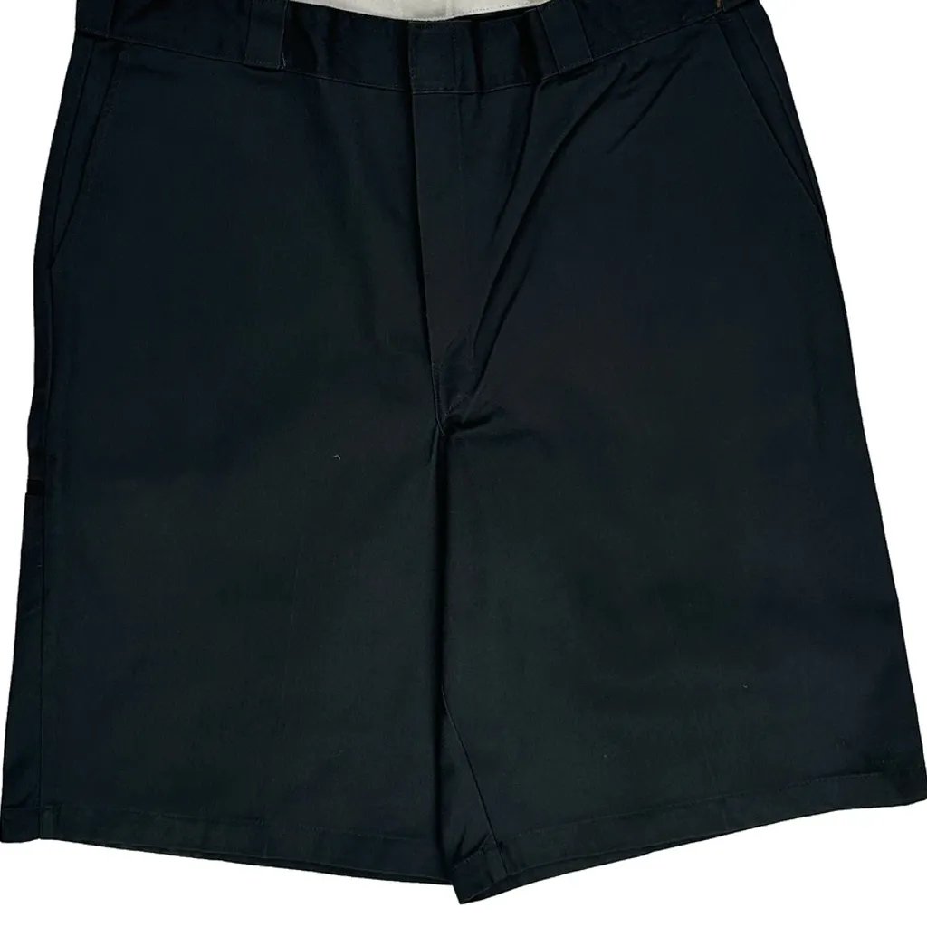 Dickies Baggy Shorts - 38W 10L Black Cotton Blend - Image 9