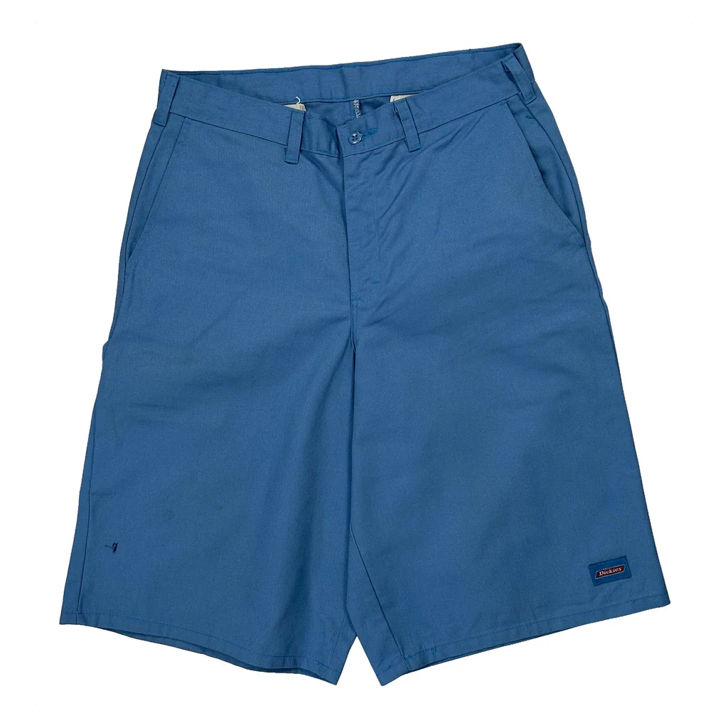 Dickies Baggy Shorts - 30W 11L Blue Cotton - Image 2