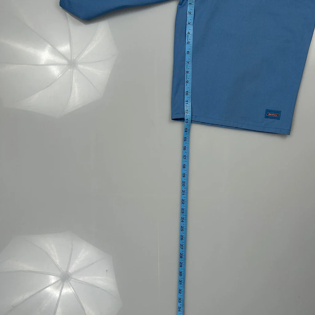 Dickies Baggy Shorts - 30W 11L Blue Cotton - Image 5