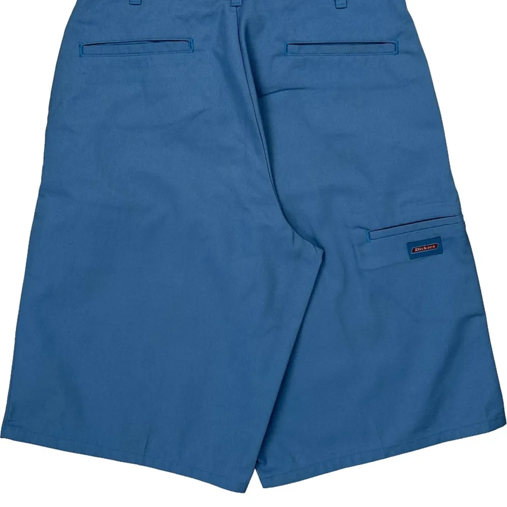 Dickies Baggy Shorts - 30W 11L Blue Cotton - Image 7