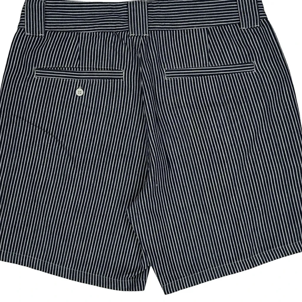 Dickies Striped Shorts - 31W 6L Blue Cotton - Image 8