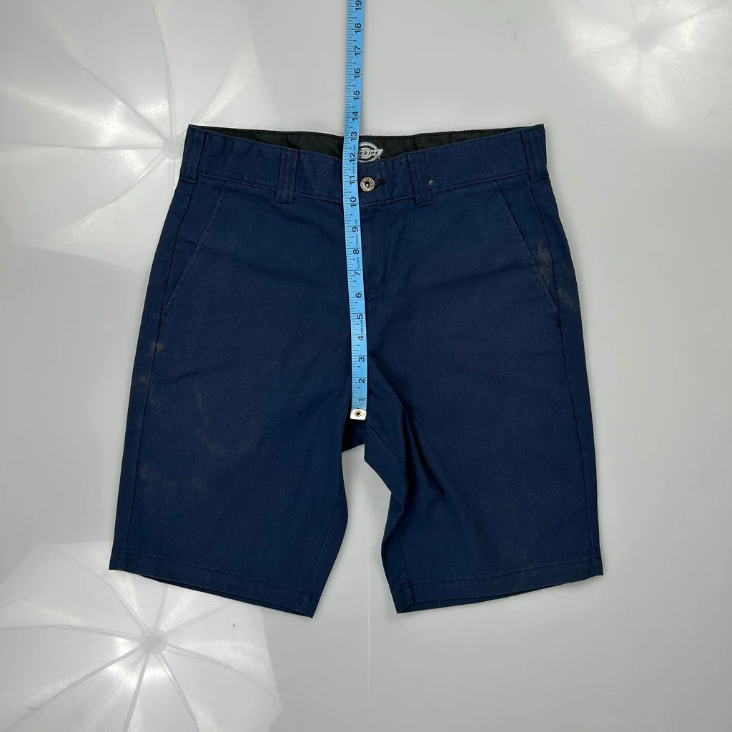 Dickies Shorts - 32W 10L Blue Polyester Blend - Image 4