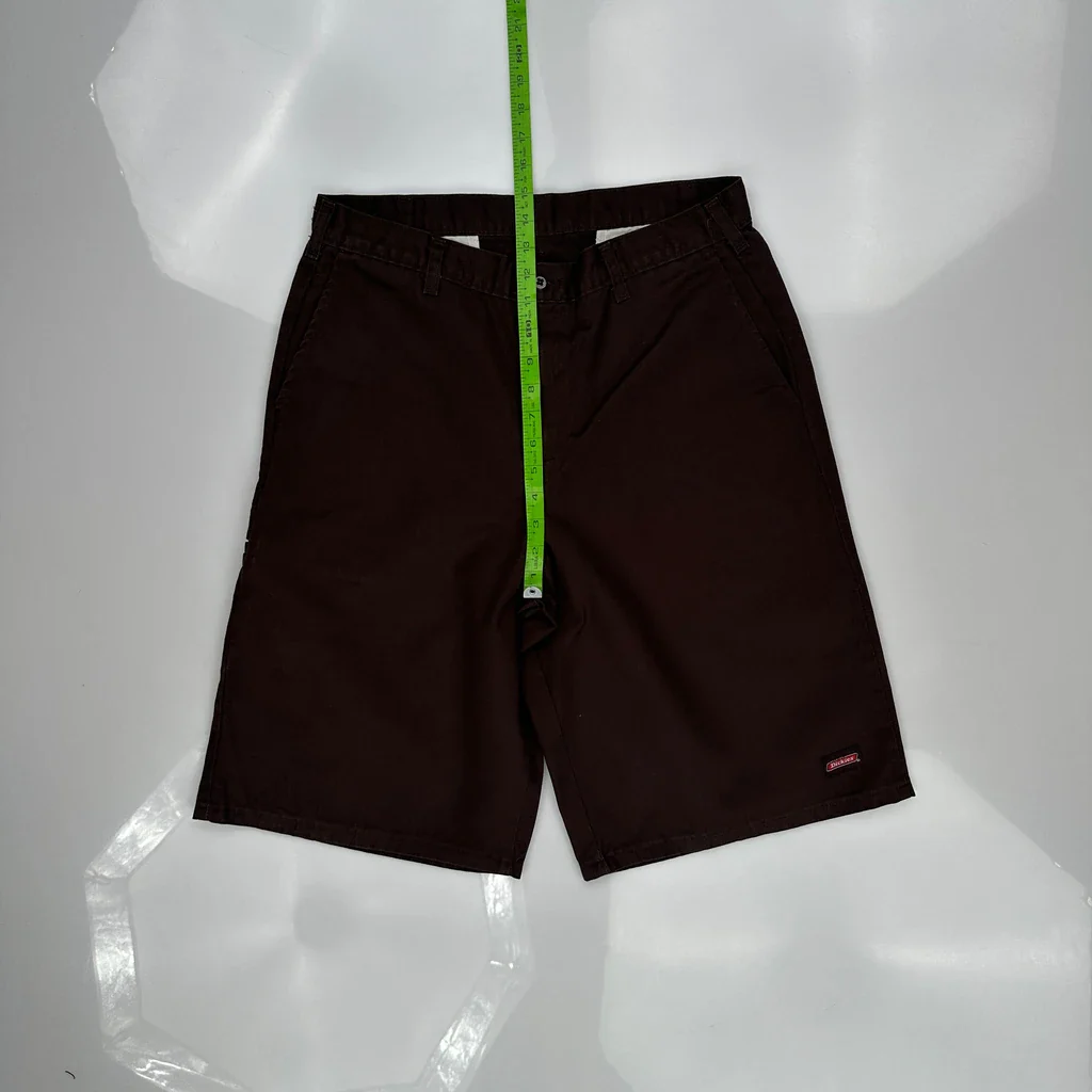 Dickies Shorts - 31W 11L Brown Polyester Blend - Image 4