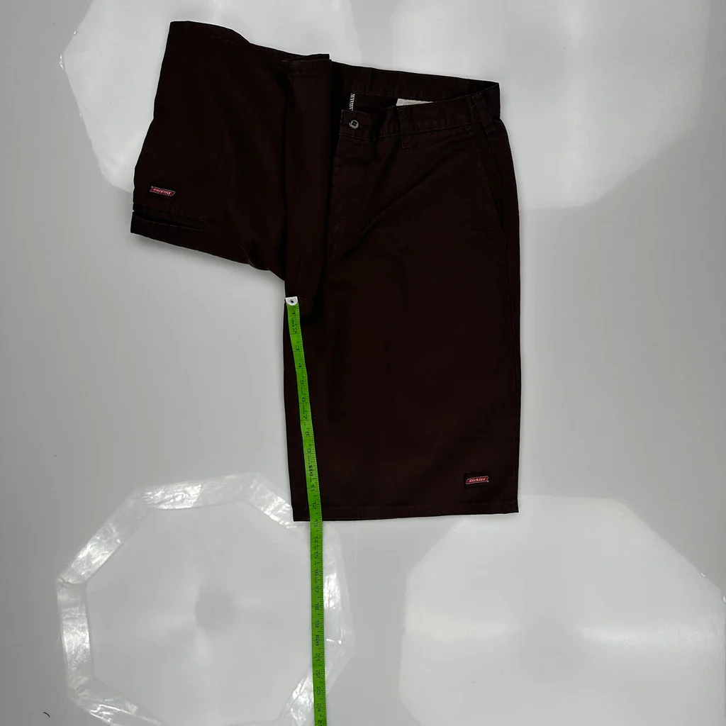 Dickies Shorts - 31W 11L Brown Polyester Blend - Image 5