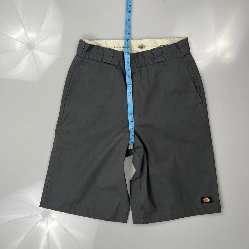 Dickies Shorts - 30W 13L Grey Cotton Blend - Image 4