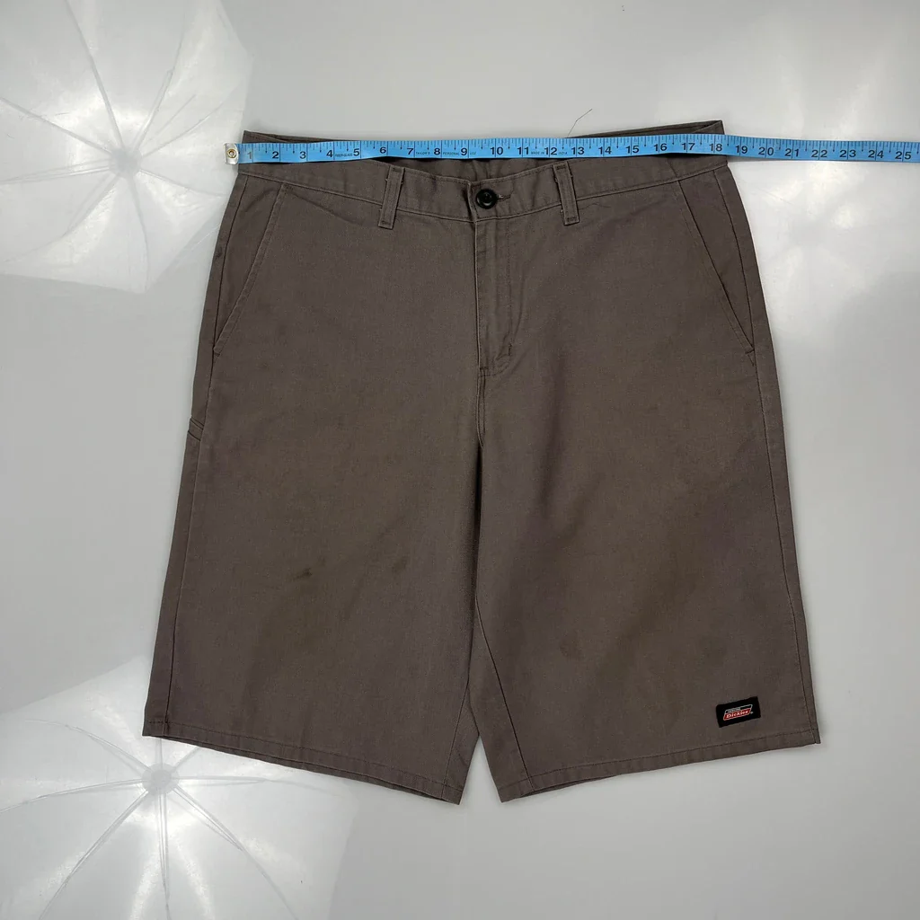 Dickies Shorts - 34W 13L Grey Cotton - Image 3