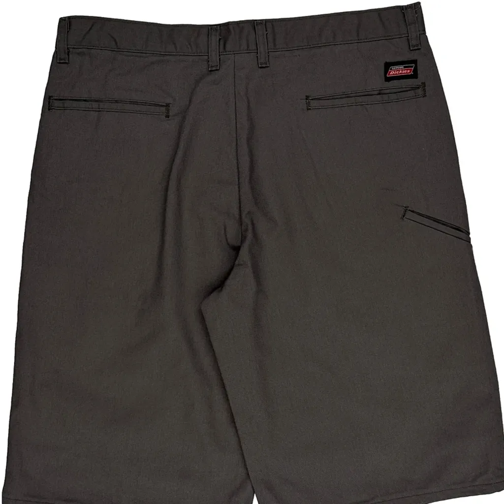 Dickies Baggy Shorts - 34W 11L Grey Polyester Blend - Image 7