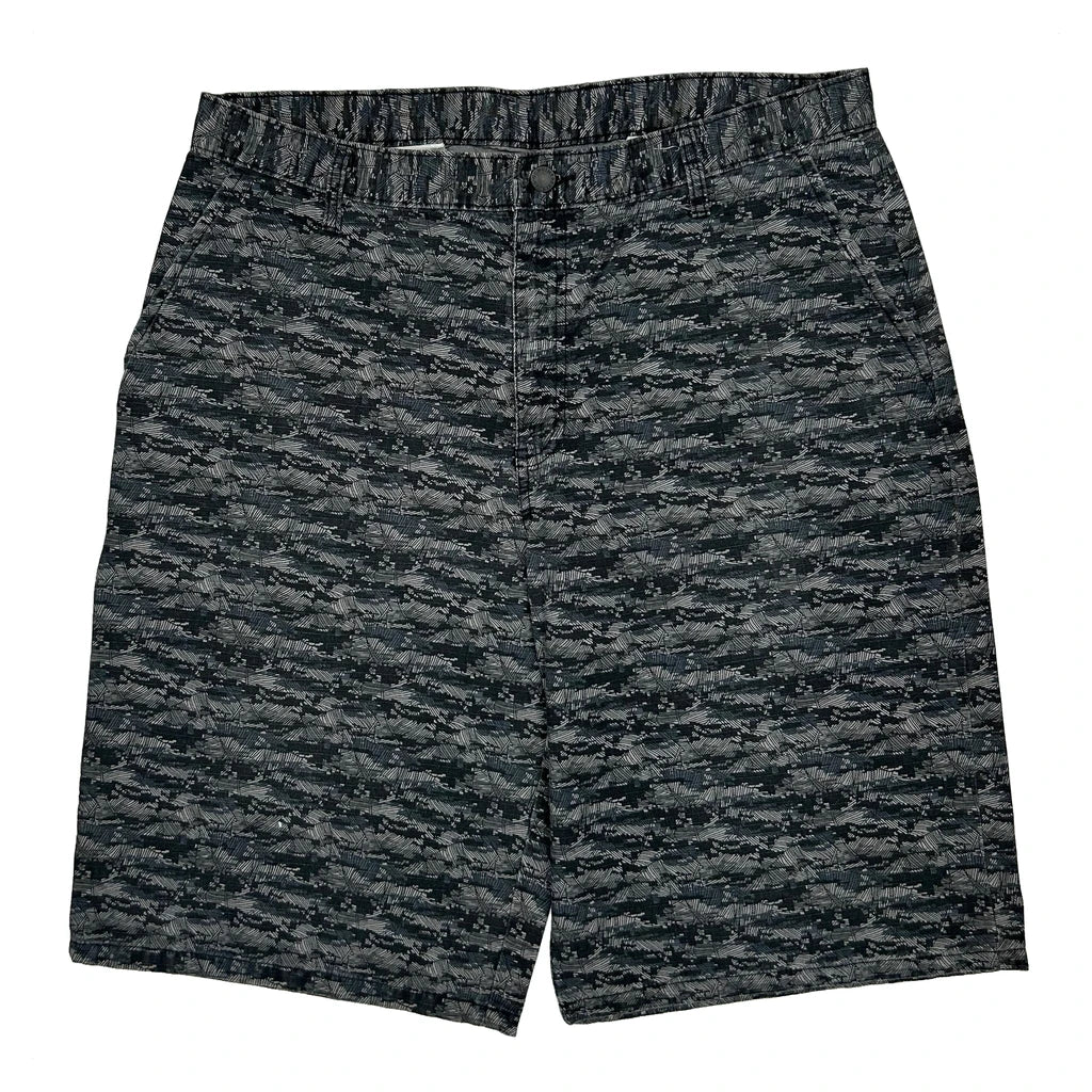Dickies Baggy Camo Shorts - 36W 10L Grey Cotton - Image 2