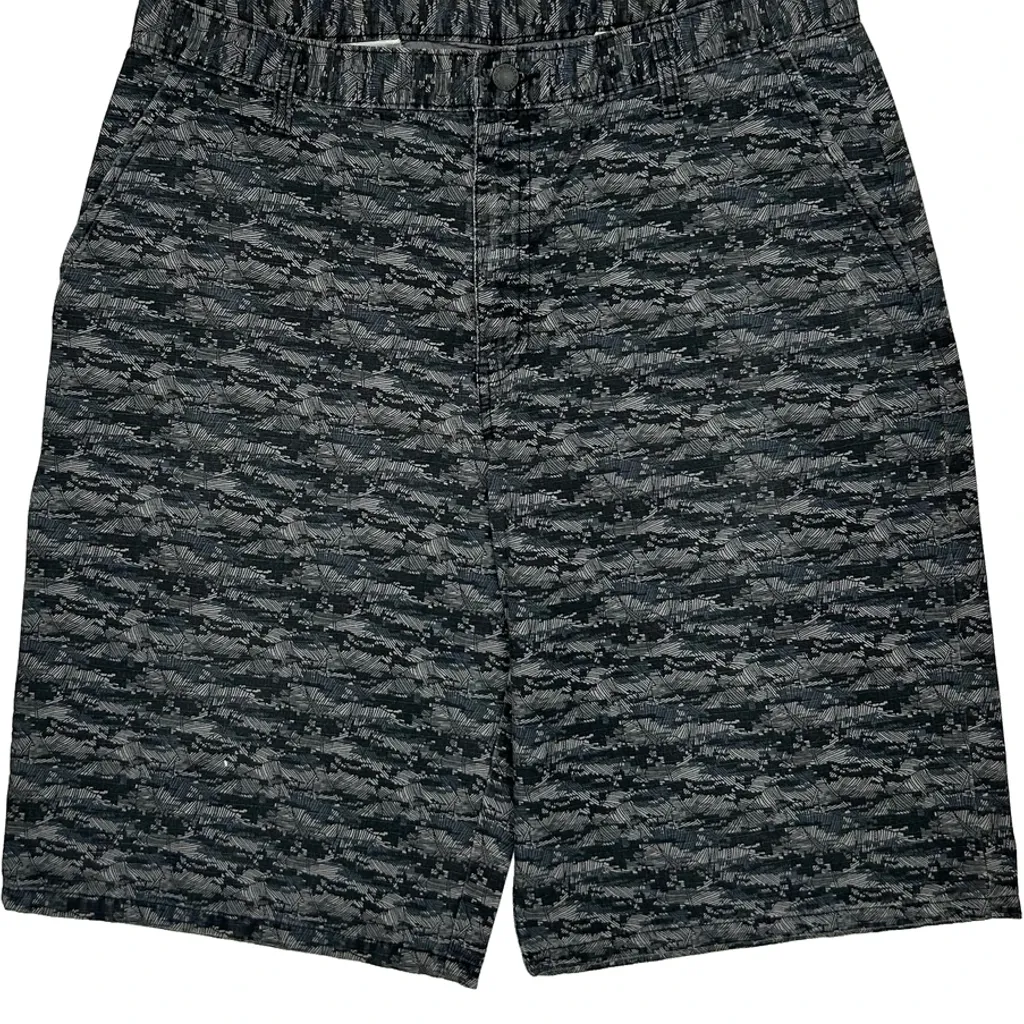 Dickies Baggy Camo Shorts - 36W 10L Grey Cotton - Image 9