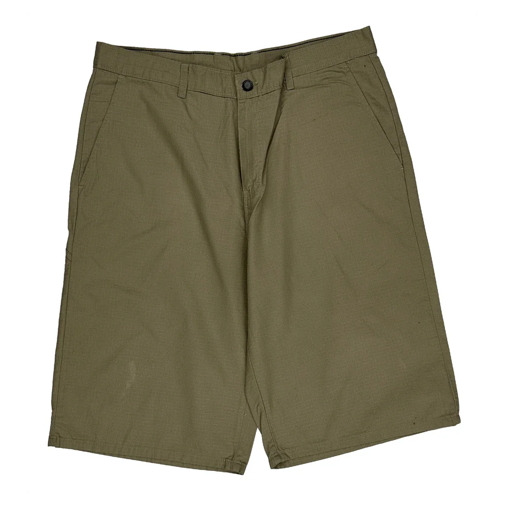 Dickies Baggy Shorts - 34W 12L Khaki Cotton - Image 2
