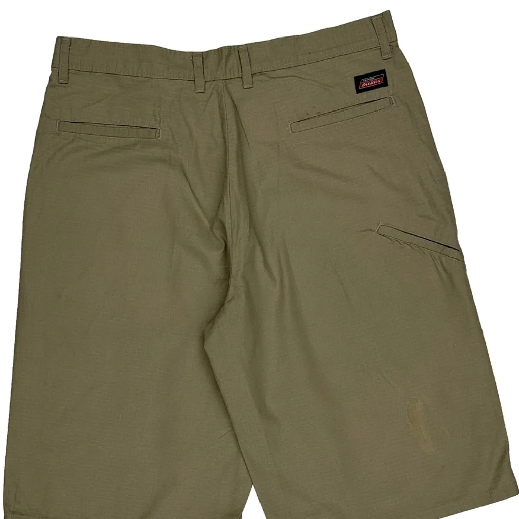 Dickies Baggy Shorts - 34W 12L Khaki Cotton - Image 8