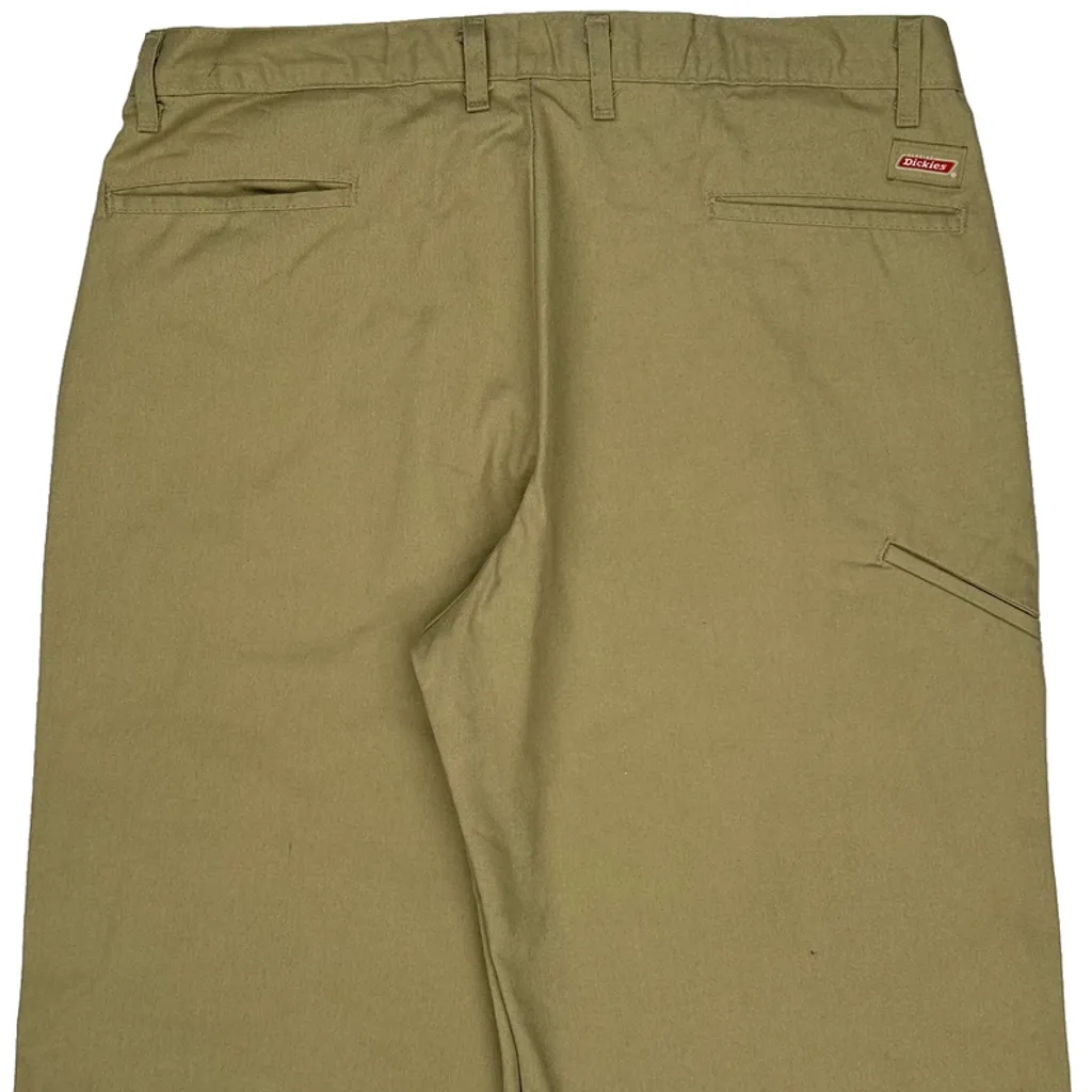 Dickies Baggy Shorts - 36W 10L Khaki Polyester Blend - Image 8