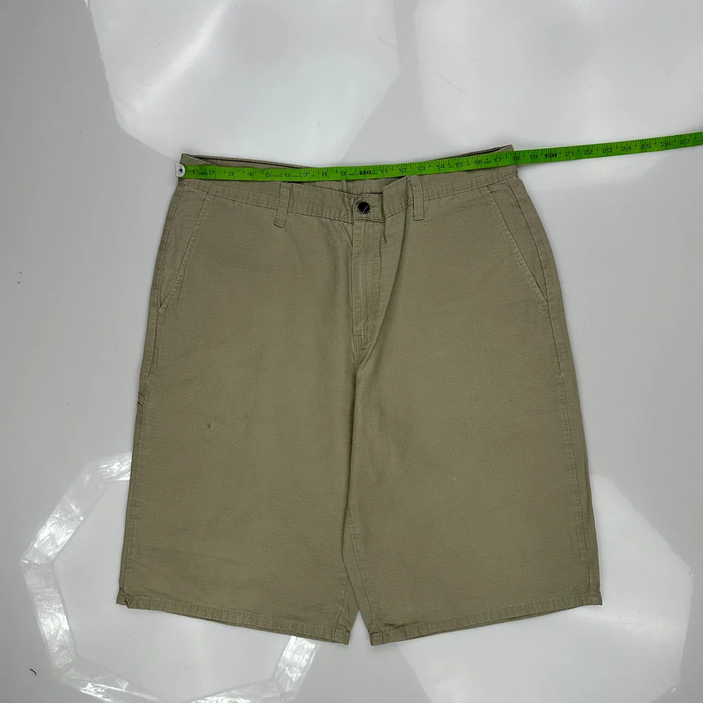 Dickies Shorts - 36W 13L Khaki Cotton - Image 3