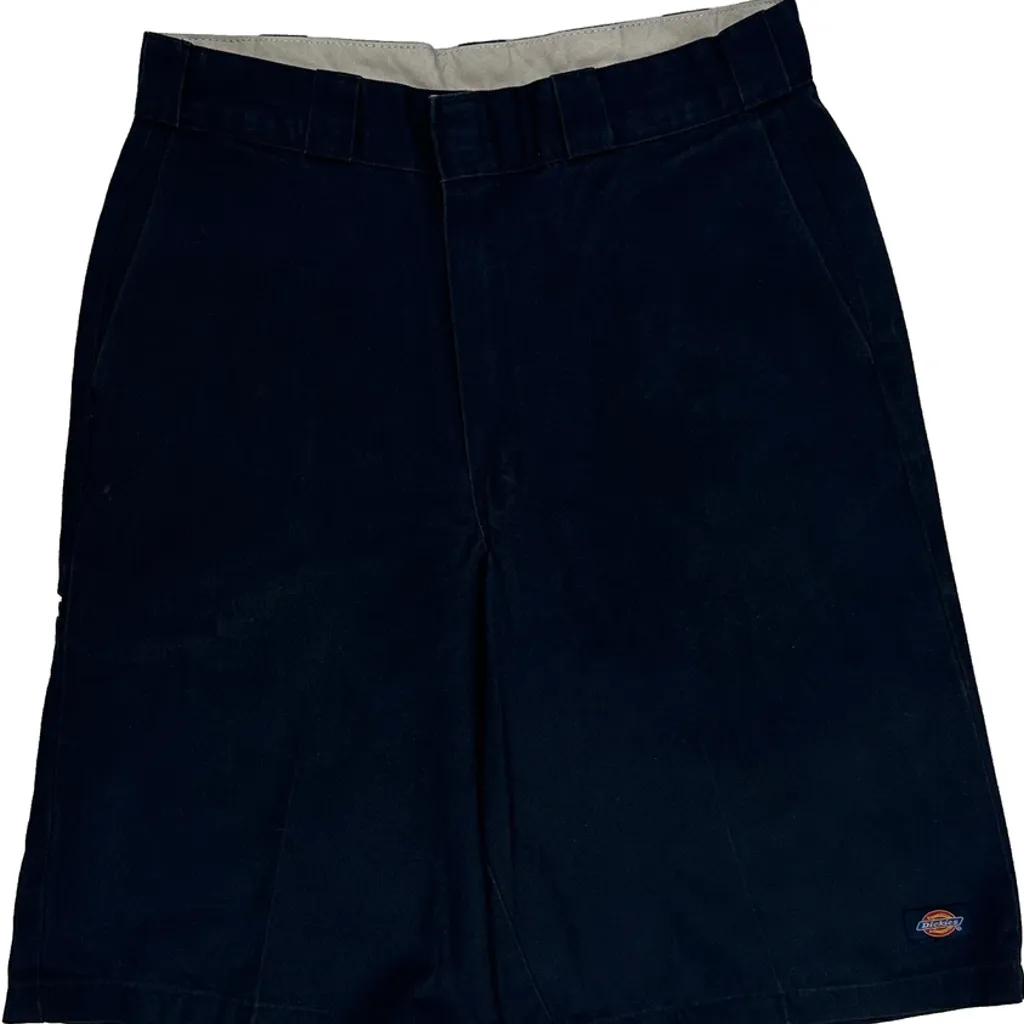 Dickies Baggy Shorts - 31W 11L Navy Polyester Blend - Image 10