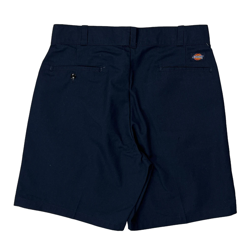 Dickies Shorts - 32W 9L Navy Cotton Blend