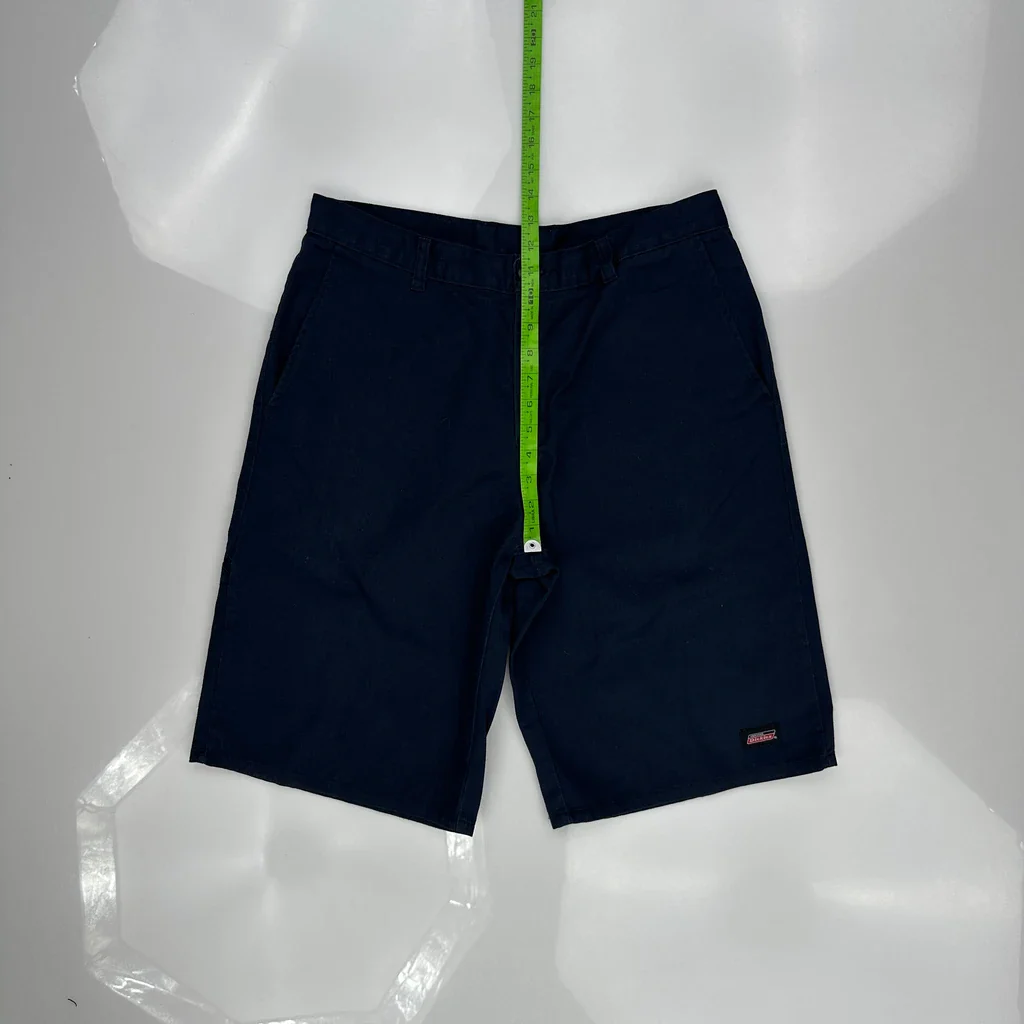 Dickies Shorts - 32W 11L Navy Polyester Blend - Image 4