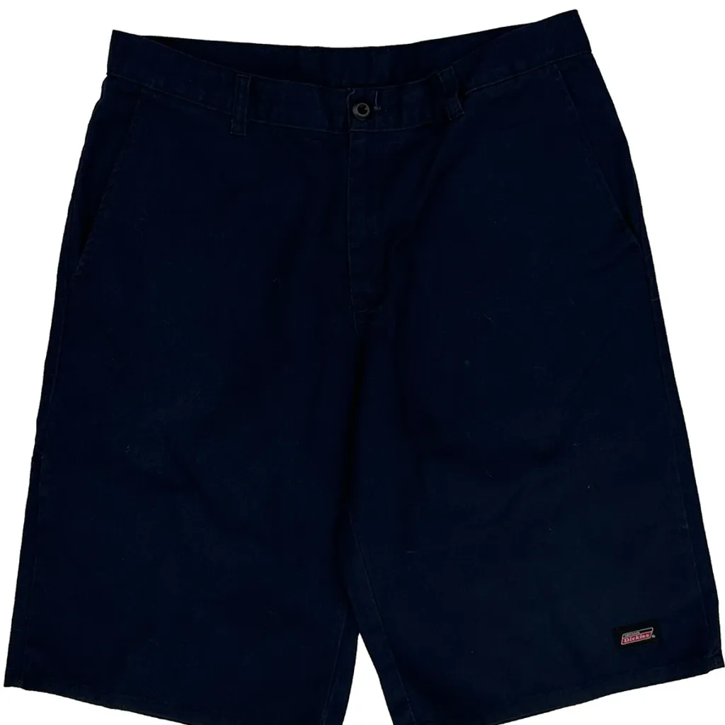 Dickies Shorts - 32W 11L Navy Polyester Blend - Image 9